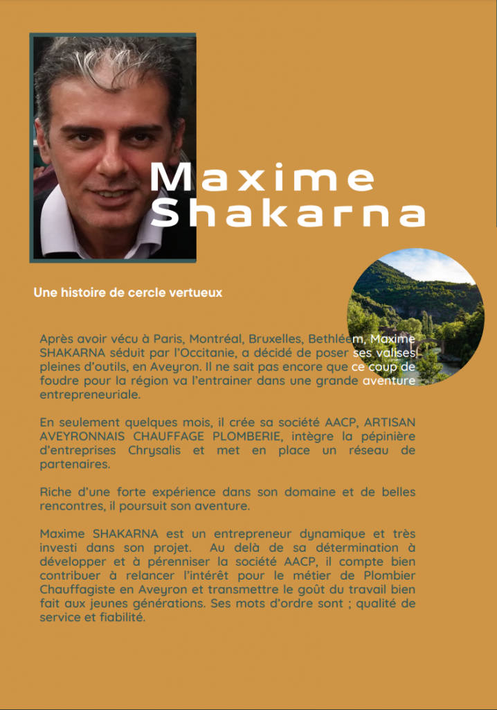 Maxime Shakarna histoire